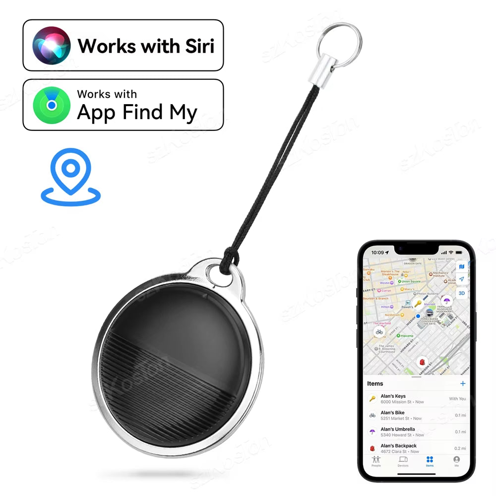 Mini Global GPS Tracker Smart Tag Compatible with Ios Find My App Key Finder Car Pet Anti-Lost Alarm Locator Itag for Iphone