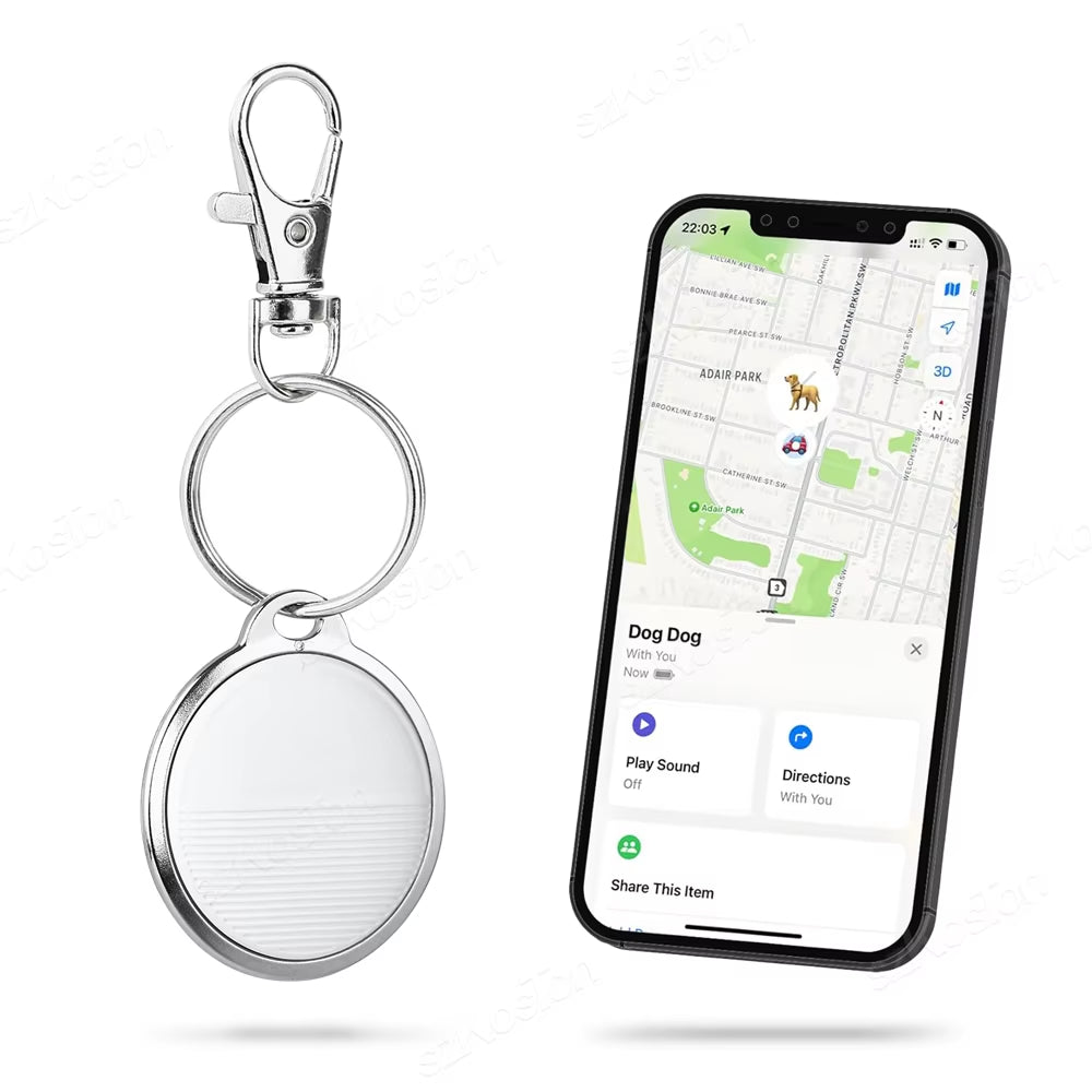 Mini Global GPS Tracker Smart Tag Compatible with Ios Find My App Key Finder Car Pet Anti-Lost Alarm Locator Itag for Iphone