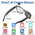 Lunettes IA 4K — Caméra HD, Assistant Vocal & Appels Bluetooth